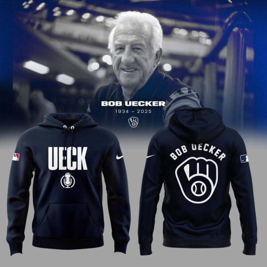 Milwaukee Brewers Honoring The Legend, Brewers icon & Baseball Hall of Famer Bob Uecker Hoodie