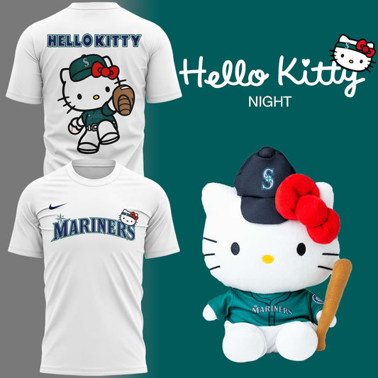Special Edition Seattle Mariners Hello Kitty T-shirt
