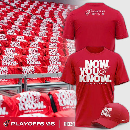 Now You Know Indiana Fever T-Shirt WNBA Playoff 2025