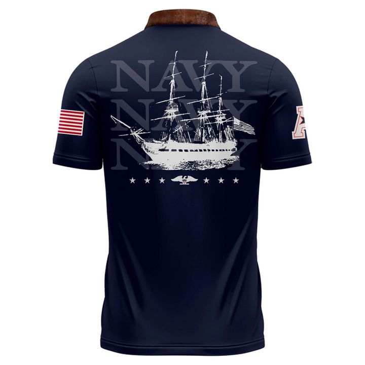 Navy Sideline Collection - Navy Midshipmen Polo 250th Anniversary Uniform