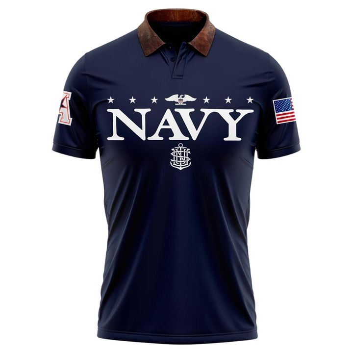 Navy Sideline Collection - Navy Midshipmen Polo 250th Anniversary Uniform
