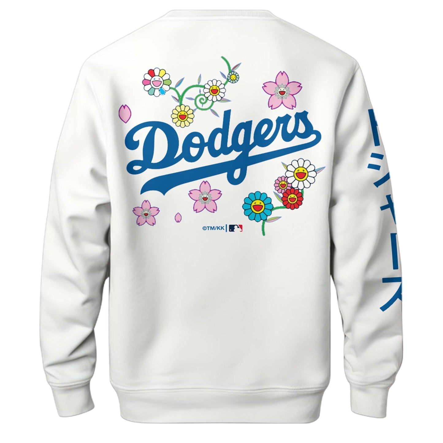 Los Angeles Dodgers x Takashi Murakami World Series Champion 2025 White Sweatshirt