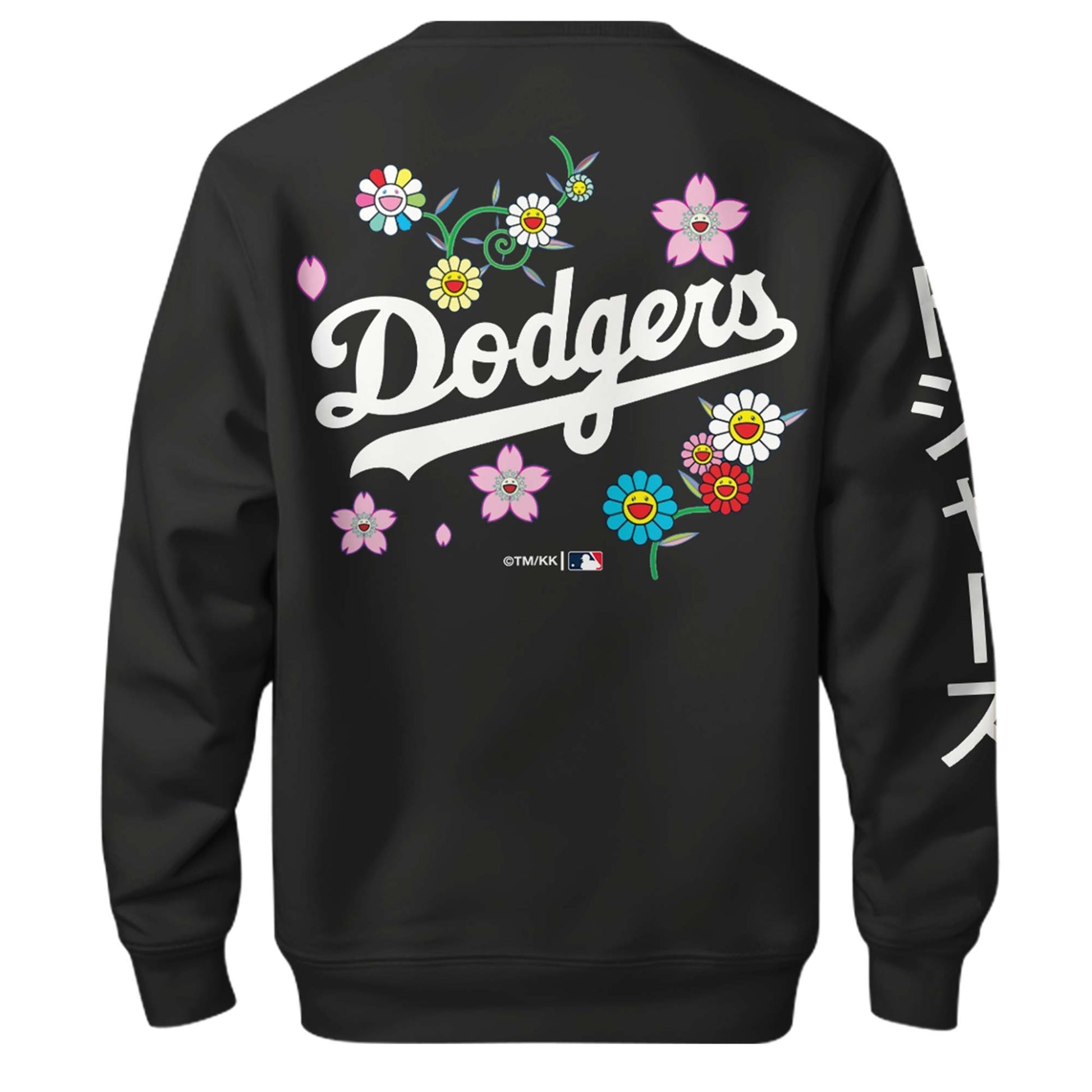 Los Angeles Dodgers x Takashi Murakami World Series Champion 2025 Black Sweatshirt