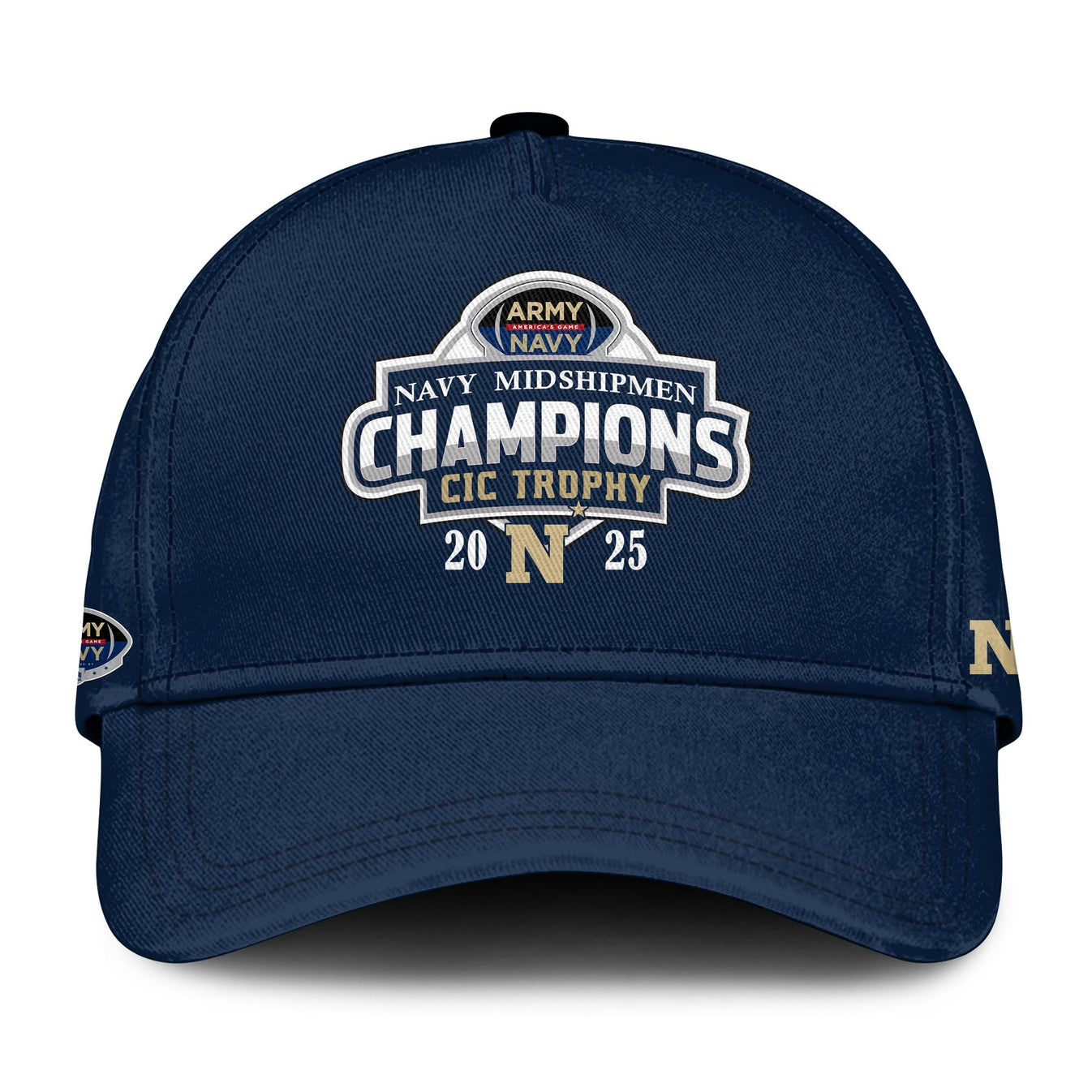 Navy Midshipmen – Back-to-Back CIC Trophy Champions 2025 Combo Hoodie