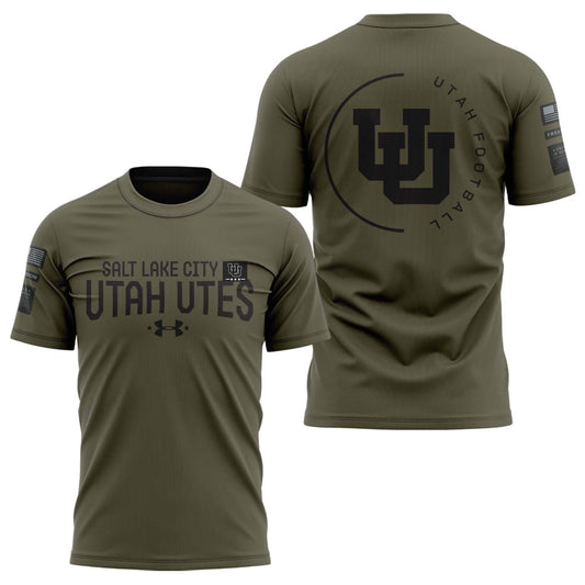 Utah Football Camo 2024 Salute to Service Club Fleece Premium Limited Tee