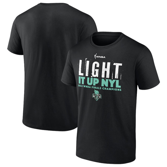 2024 WNBA Champions New York Liberty T-shirt Jogger & Cap Light It Up NYL Set