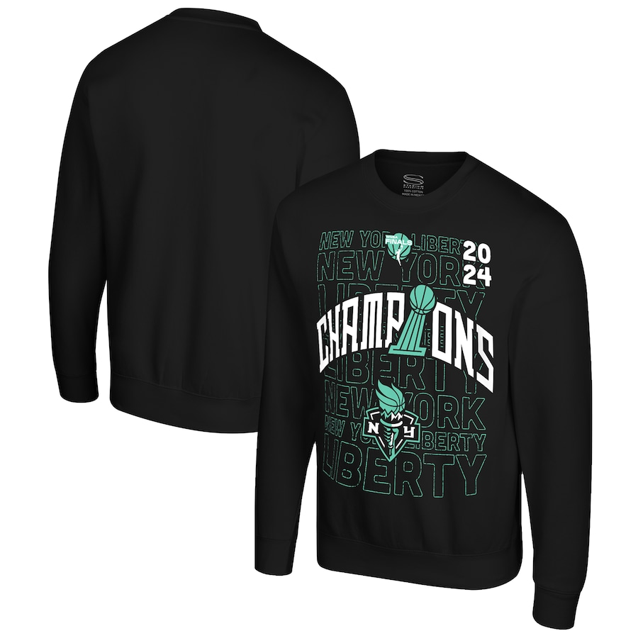 2024 WNBA Champions New York Liberty Premium Sweatshirt - NY Liberty History Champions Special Black Set 2.0