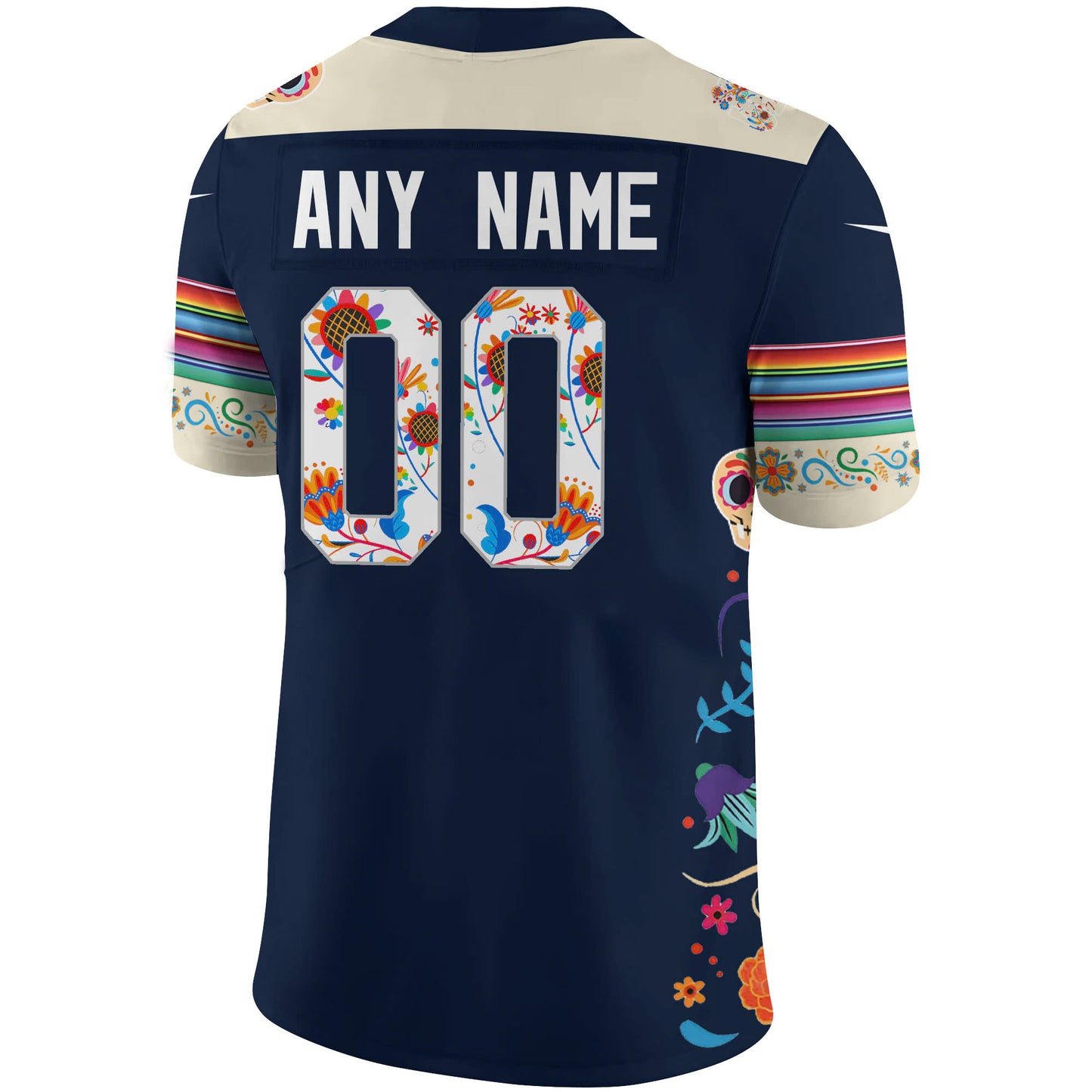 Premium San Francisco 49ers Gear - San Francisco 49ers 2024 NFL Dia De Los Muertos Premium Limited Personalized Jersey - Gear Up For Big Game - High-End SF 49ers Merch