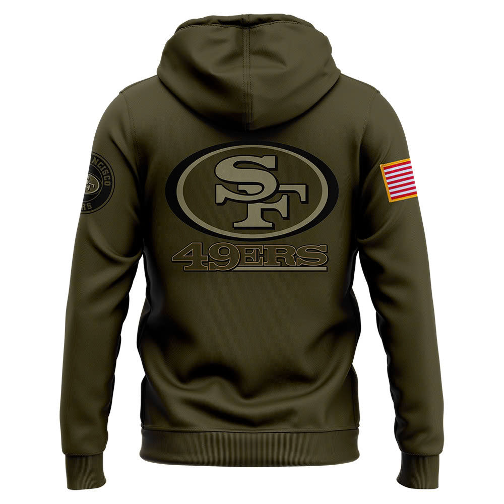 Premium San Francisco 49ers Gear - San Francisco 49ers 2024 NFL Crucial Catch Club Pullover Hoodie - Gear Up For Big Game - High-End SF 49ers Merch